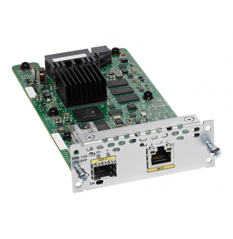 Moduł CISCO NIM-1GE-CU-SFP= Cisco 1-port GE WAN NIM dual-mode RJ45 & SFP