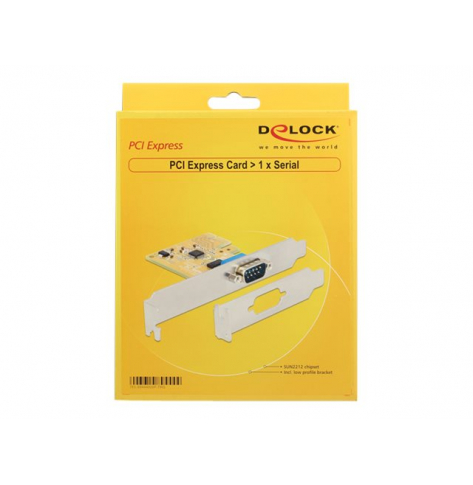 DELOCK 89444 Delock Karta PCI Express > 1x COM 9PIN (M)
