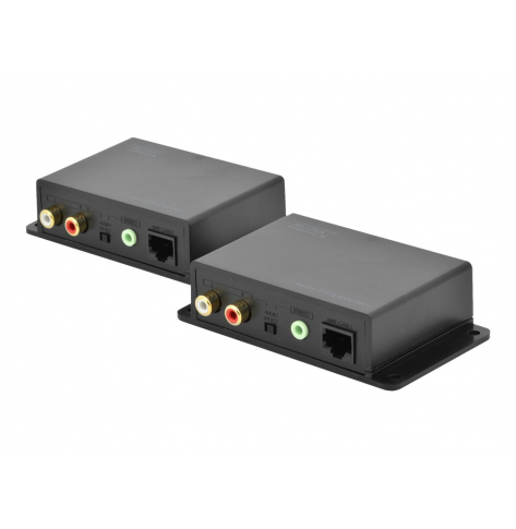 Przedłużacz audio DIGITUS Cat 5 Audio Extender Extension up to 600 m local + remote unit