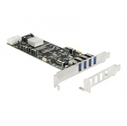 Adapter DELOCK 89365 Delock Karta PCI Express x4 > 4 x zewn