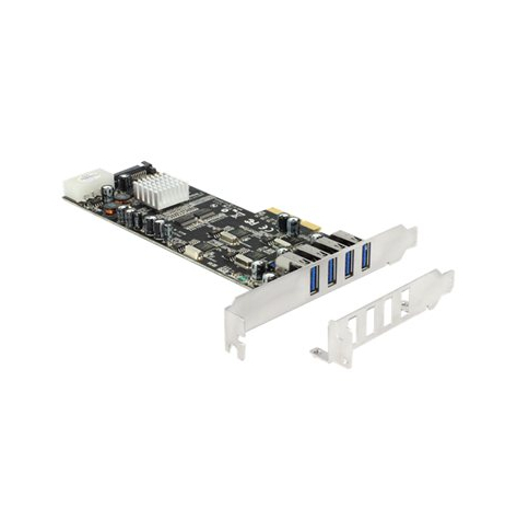 Adapter DELOCK 89365 Delock Karta PCI Express x4 > 4 x zewn