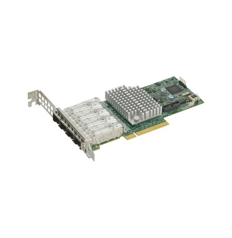 Adapter SUPERMICRO 4-port 10Gbe Standard LP with SFP+ Intel XL710-AM1