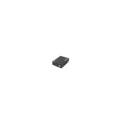 Konwerter nośnika INTELLINET Gigabit PoE+ Media Converter 1 x 1000Base-T RJ45 Port to 1 x SFP Port PoE+ Injector