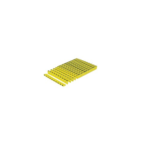 DELOCK Cable Marker Clips A-Z yellow 260 pieces