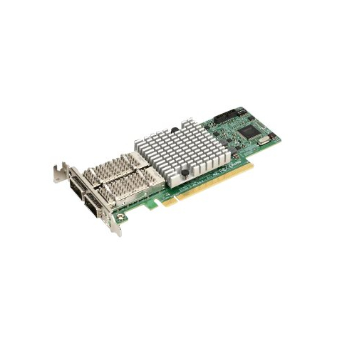Karta sieciowa SUPERMICRO Network Card AOC-S100G-M2C-O Std LP 2-port 100G QSFP28 Mellanox ConnectX-4