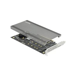 Adapter DELOCK PCI Express x16 Card to 4 x internal NVMe M.2 Key M