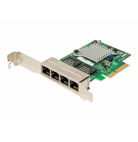Karta sieciowa SUPERMICRO Std LP 4-port GbE RJ45 Intel i350 Retail Pack
