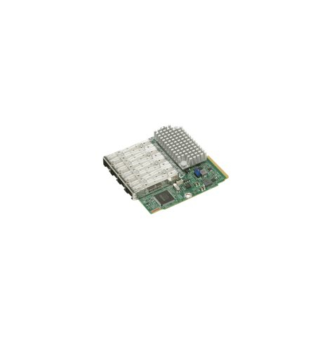 Karta sieciowa SUPERMICRO SIOM 4-port 10G SFP+ Intel XL710 with 1U bracket Retail