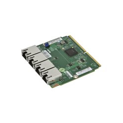 Karta sieciowa SUPERMICRO SIOM 4-port GbE RJ45 Intel i350 with 1U bracket Retail