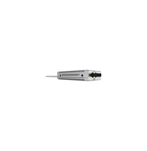 Adapter ALLIED USB -A or -C to 100SX/ST Fast Ethernet mini media converter with multi-mode ST fiber connector