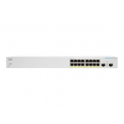 Switch Cisco CBS220-16P-2G-EU Business Switching CBS220 Smart 16 portów 10/100/1000 (PoE+) + 2 porty Gigabit SFP (uplink)