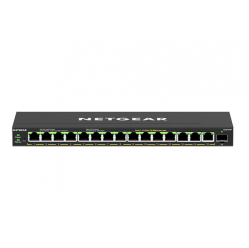 Switch NETGEAR GS316EP-100PES 16PT GE Plus 16-portów - 15 portów 10/100/1000 (PoE+) 1 port SFP