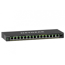 Switch NETGEAR GS316EP-100PES 16PT GE Plus 16-portów - 15 portów 10/100/1000 (PoE+) 1 port SFP