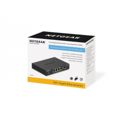 Switch niezarządzalny NETGEAR GS305PP-100PES 5-portów 10/100/1000 (4 PoE)