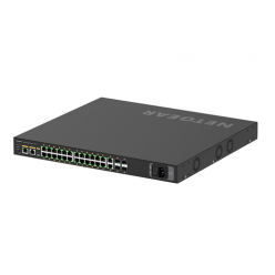 Switch zarządzalny NETGEAR AV Line M4250-26G4F-PoE+ 24-porty 10/100/1000 (PoE+) 2 porty 10/100/1000 4 porty 1000Base-X SFP