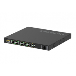 Switch zarządzalny NETGEAR AV Line M4250-26G4F-PoE+ 24-porty 10/100/1000 (PoE+) 2 porty 10/100/1000 4 porty 1000Base-X SFP