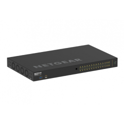 Switch zarządzalny NETGEAR AV Line M4250-26G4F-PoE+ 24-porty 10/100/1000 (PoE+) 2 porty 10/100/1000 4 porty 1000Base-X SFP