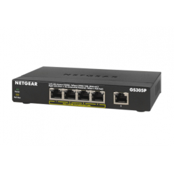 Switch niezarządzalny NETGEAR GS305P-200PES 5-portów 10/100/1000 (4 PoE)