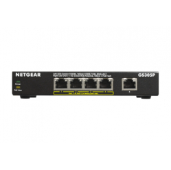 Switch niezarządzalny NETGEAR GS305P-200PES 5-portów 10/100/1000 (4 PoE)