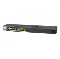 Switch zarządzalny NETGEAR GSM4210P-100NES 10-portów - 6 portów 100/1000/2.5G (PoE+) 2 porty 100/1000/2.5G/5G (PoE+) 2 porty 1 Gigabit / 10 Gigabit SFP+