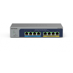 Switch NETGEAR MS108EUP 8-portów - 4 porty 100/1000/2.5G (PoE++) 4 porty 100/1000/2.5G (PoE+)