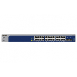 Switch smart zarządzalnhy NETGEAR XS724EM-100EUS 24-porty - 22 porty 100/1000/2.5G/5G/10GBase-T 2 porty combo 10 Gigabit SFP+