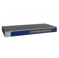 Switch smart zarządzalnhy NETGEAR XS724EM-100EUS 24-porty - 22 porty 100/1000/2.5G/5G/10GBase-T 2 porty combo 10 Gigabit SFP+