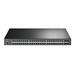 Switch TP-LINK JetStream 52-porty - 48 portów 10/100/1000 (PoE+) 4 porty Gigabit SFP