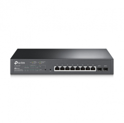 Switch smart TP-LINK TL-SG2210MP JetStream 10-portów - 8 portów 10/100/1000 (PoE+) 2 porty SFP