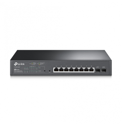 Switch smart TP-LINK TL-SG2210MP JetStream 10-portów - 8 portów 10/100/1000 (PoE+) 2 porty SFP