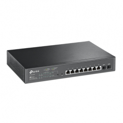 Switch smart TP-LINK TL-SG2210MP JetStream 10-portów - 8 portów 10/100/1000 (PoE+) 2 porty SFP