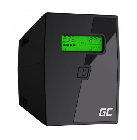 Zasilacz awaryjny UPS Green Cell Micropower z wyswietlaczem LCD 600VA