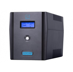 LESTAR SIN-1550X Sinus LCD 6xIEC BL Lestar UPS SIN-1550X 1500VA/1050W Sinus LCD 6xIEC USB RJ 11 czarny