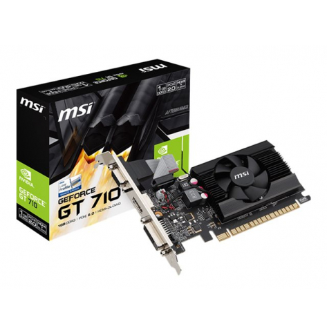 Karta graficzna MSI GeForce GT710 1GB DDR3 64bit VGA DVI HDMI