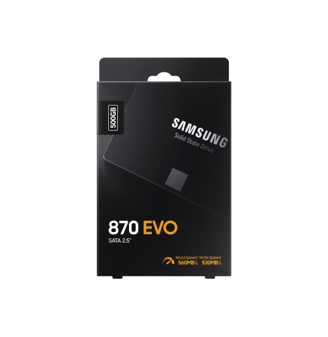 Dysk SAMSUNG 870 EVO 500GB SATA 2.5 SSD 560MB/s read 530MB/s write