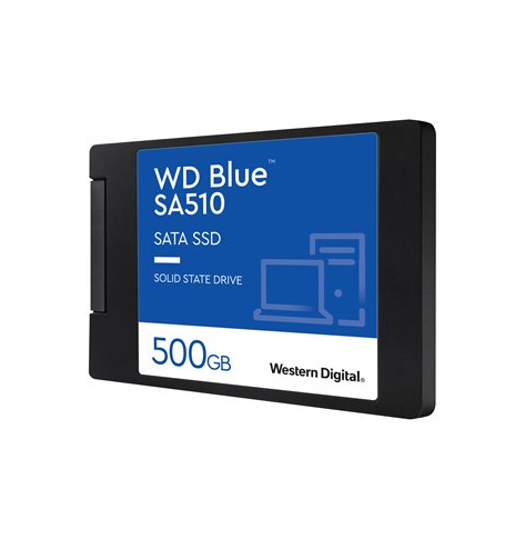 Dysk WD Blue SA510 SSD 500GB SATA III 6Gb/s cased 2.5inch 7mm internal single-packed