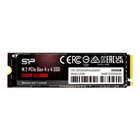 Dysk SILICON POWER M.2 2280 PCIe 250GB SSD UD90 Gen4x4 NVMe 4500/1950 MB/s
