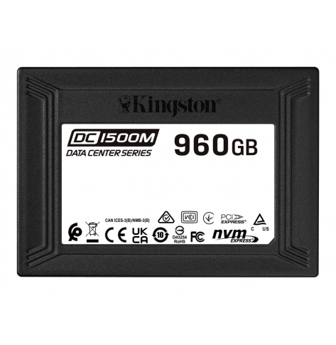 Dysk KINGSTON SSD 960GB DC1500M U.2 NVMe