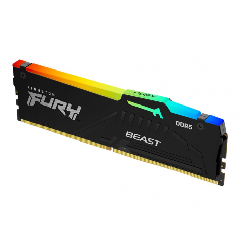 Pamięć Kingston 16GB 5600MHz DDR5 CL40 DIMM FURY Beast RGB