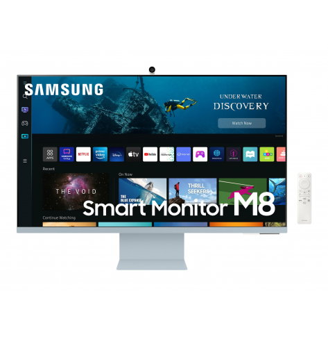 Monitor Samsung LS32BM80BUUXEN 32" Edge LED 3840x2160 16:9 400cd/m2 4ms Micro HDMI Blue