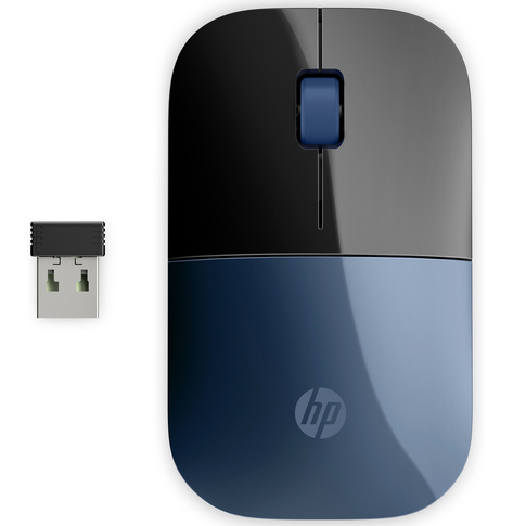 Mysz bezprzewodowa HP Z3700 - niebieska