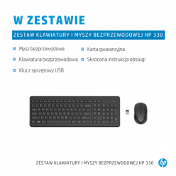 Zestaw klawiatura + mysz HP 330
