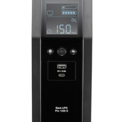 UPS APC Back UPS Pro BR 1600VA Sinewave 8 Outlets AVR LCD interface