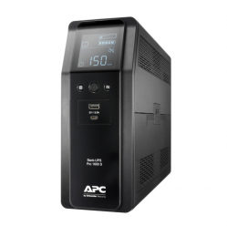 UPS APC Back UPS Pro BR 1600VA Sinewave 8 Outlets AVR LCD interface