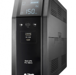 UPS APC Back UPS Pro BR 1600VA Sinewave 8 Outlets AVR LCD interface