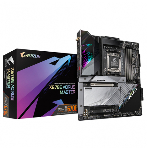 Płyta główna Gigabyte X670E AORUS MASTER AM5 MB 4xDIMM DDR5 4xM.2 6xSATA