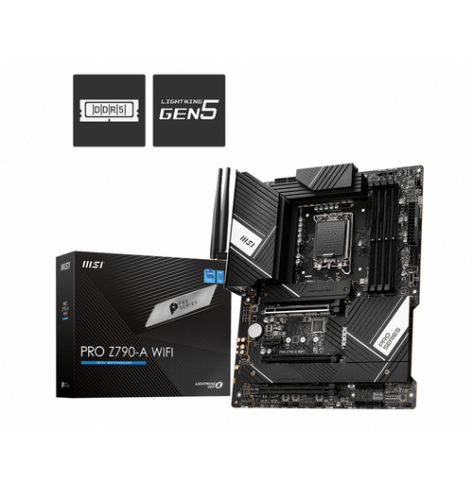 Płyta główna MSI PRO Z790-A WIFI LGA1700 ATX MB DDR5 3xPCI-Ex 16 6xSATA