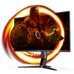 Monitor AOC U28G2XU2/BK 28inch 3840x2160 IPS 4K 144Hz HDMI2.1 2xDP 2xHDMI 370cd/m2