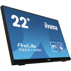 Monitor IIyama T2251MSC-B1 21.5" IPS FHD OGS-PCAP 10P Touch 250cd/m2 7ms VGA HDMI DP