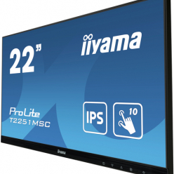 Monitor IIyama T2251MSC-B1 21.5" IPS FHD OGS-PCAP 10P Touch 250cd/m2 7ms VGA HDMI DP